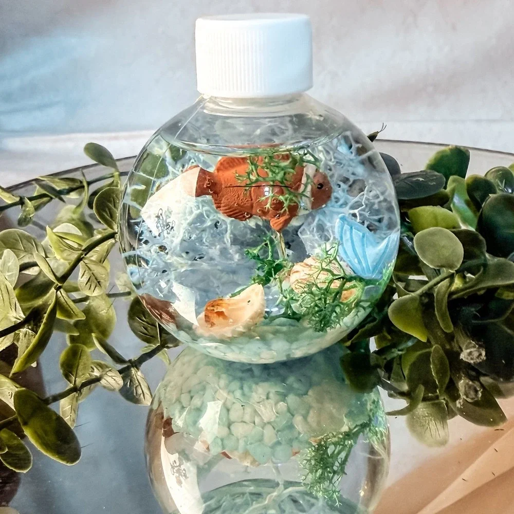 Mini Round Diy Aquarium